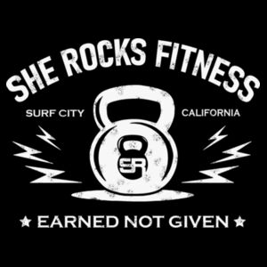 SHE ROCKS - EARNED NOT GIVEN - UNISEX (OVERSIZED) T-SHIRT - BLACK - RY72KE Design