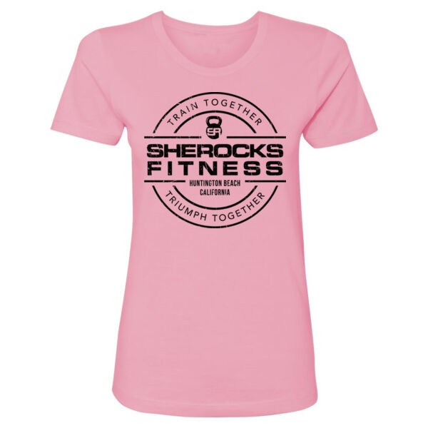 SHE ROCKS - TRIUMPH TOGETHER - WOMEN'S FITTED T-SHIRT - LIGHT PINK - 9D8GNE Thumbnail