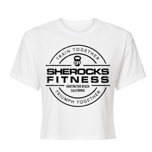 SHE ROCKS - TRIUMPH TOGETHER - WOMEN'S CROPPED T-SHIRT - WHITE - $QMCS5E$ Thumbnail